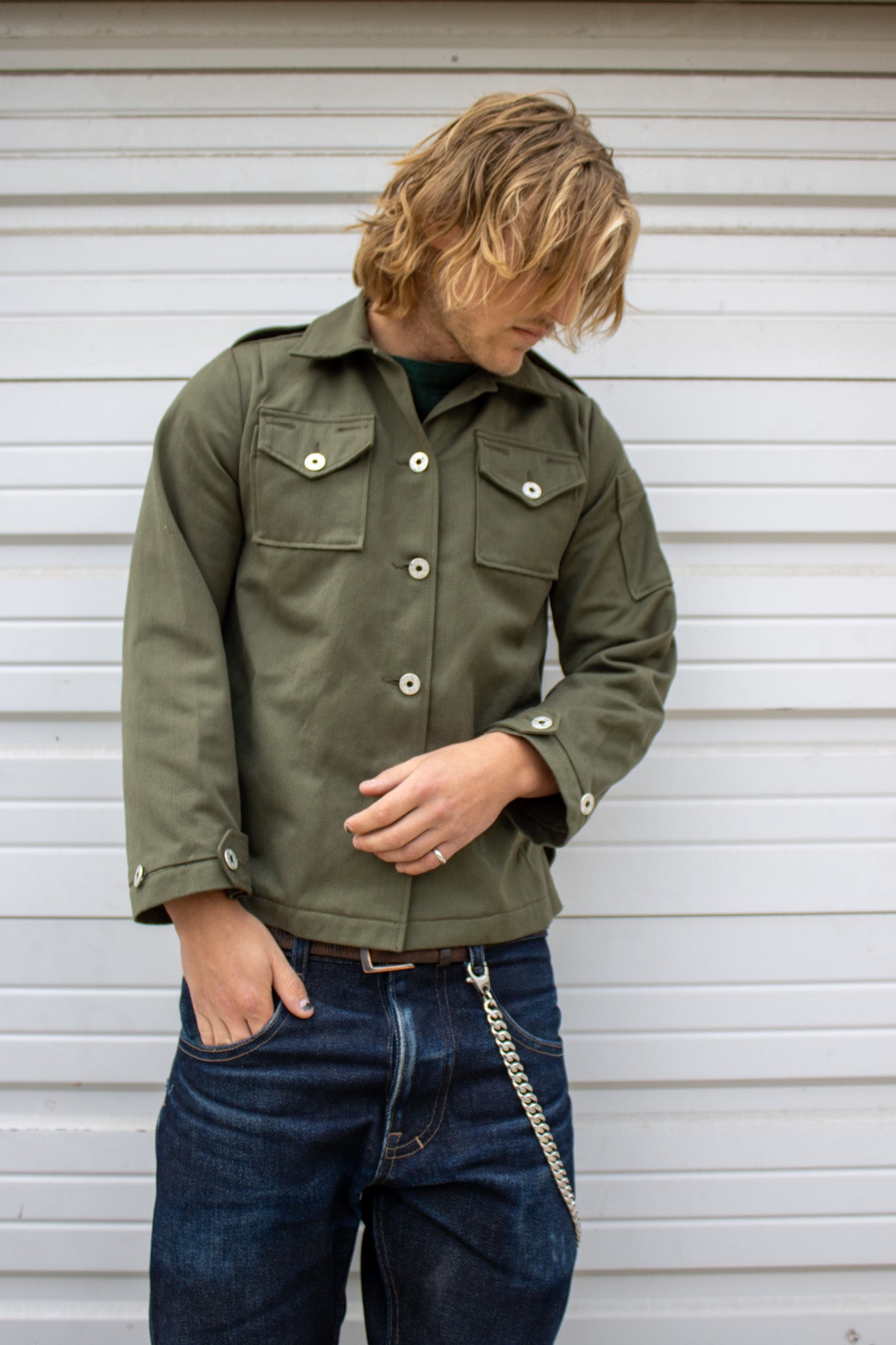 Peace patch jacket