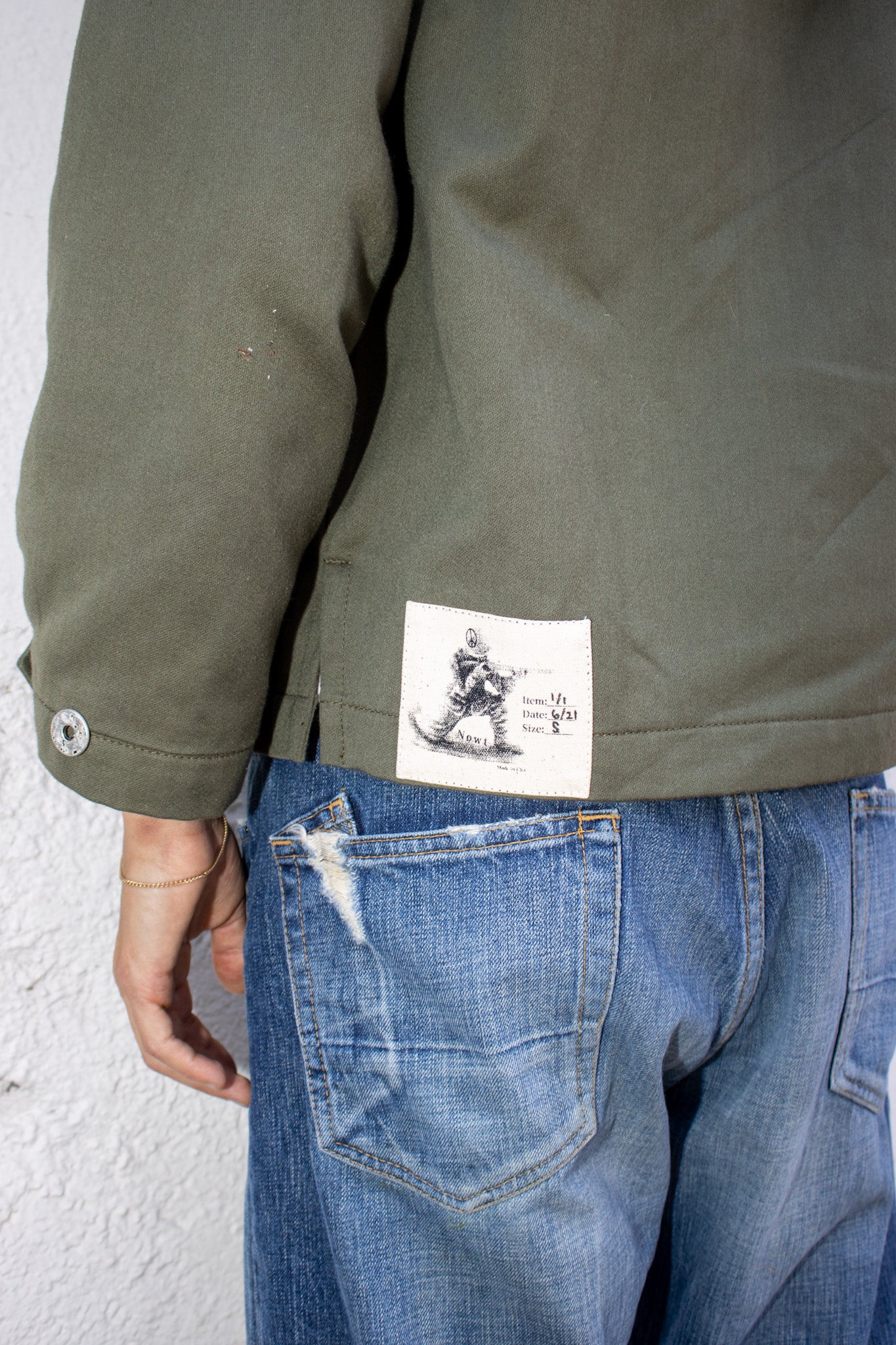 Peace patch jacket
